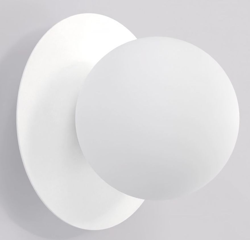 Emibig Americana nástěnné svítidlo 1x8 W bílá 1554/K1