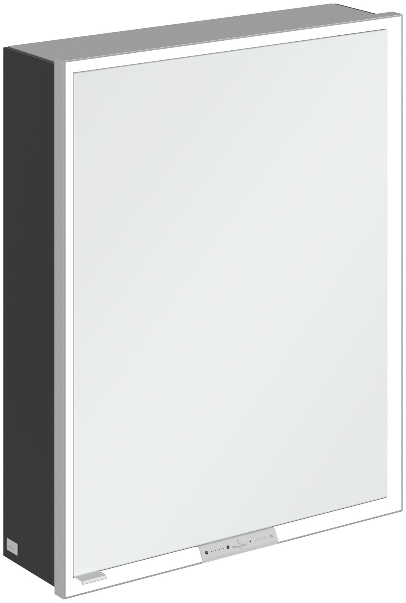 Villeroy & Boch My View+ skříňka 60x16.8x75 cm se zrcadlem černá A4816RVL