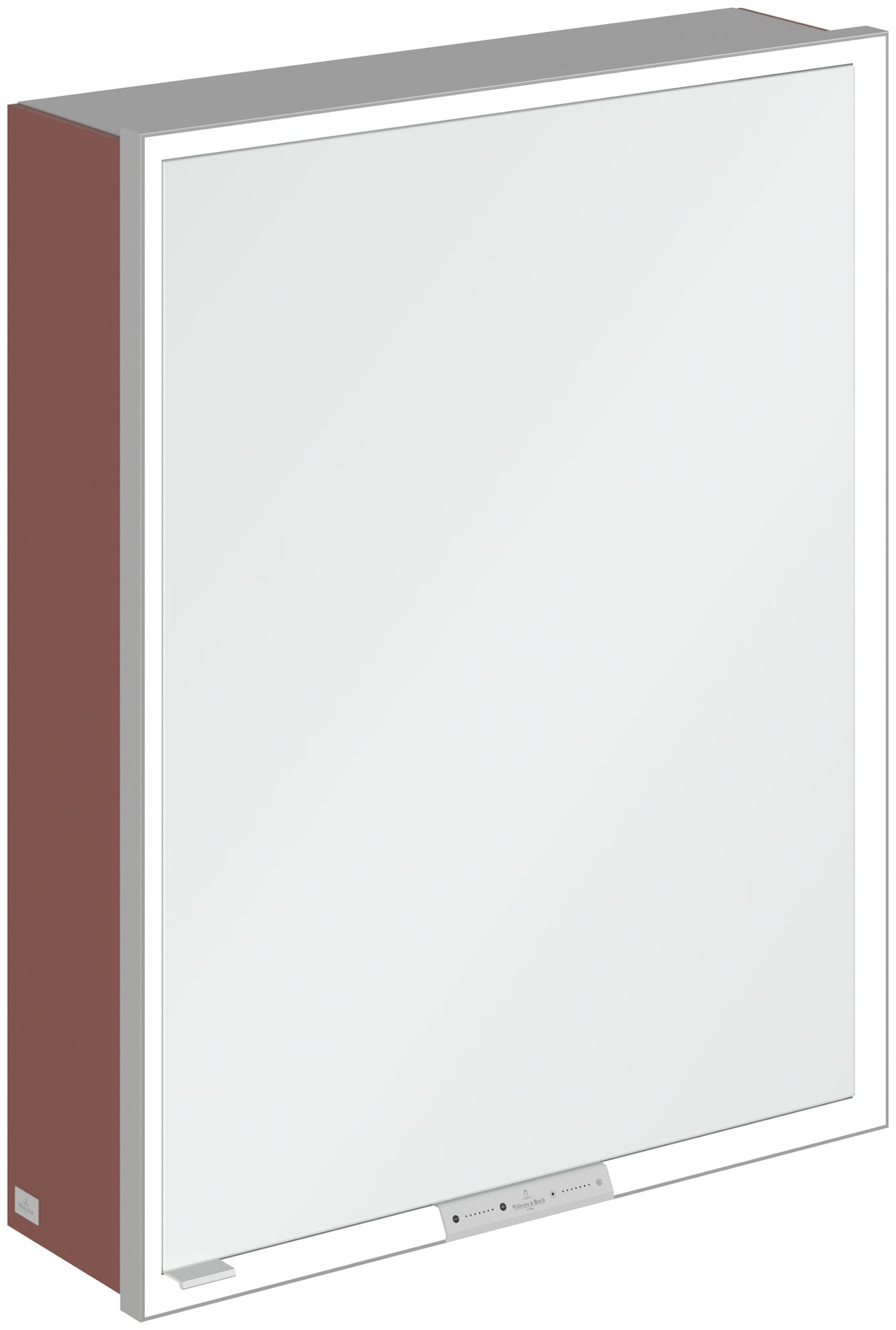 Villeroy & Boch My View+ skříňka 60x16.8x75 cm se zrcadlem červená A4816RAH