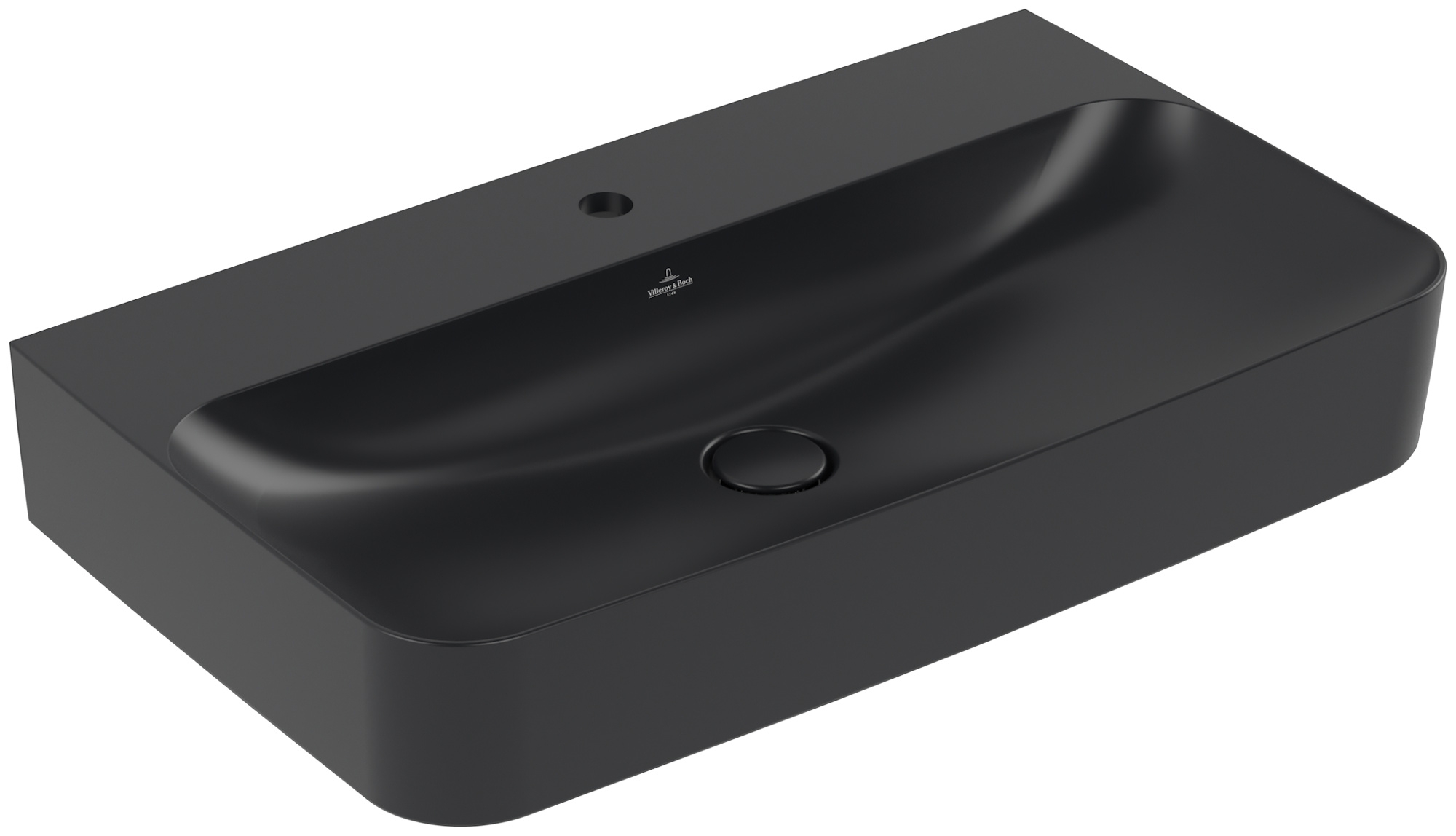 Villeroy & Boch Finion umyvadlo 80x47 cm obdélníkový klasický černá matný 416884R7