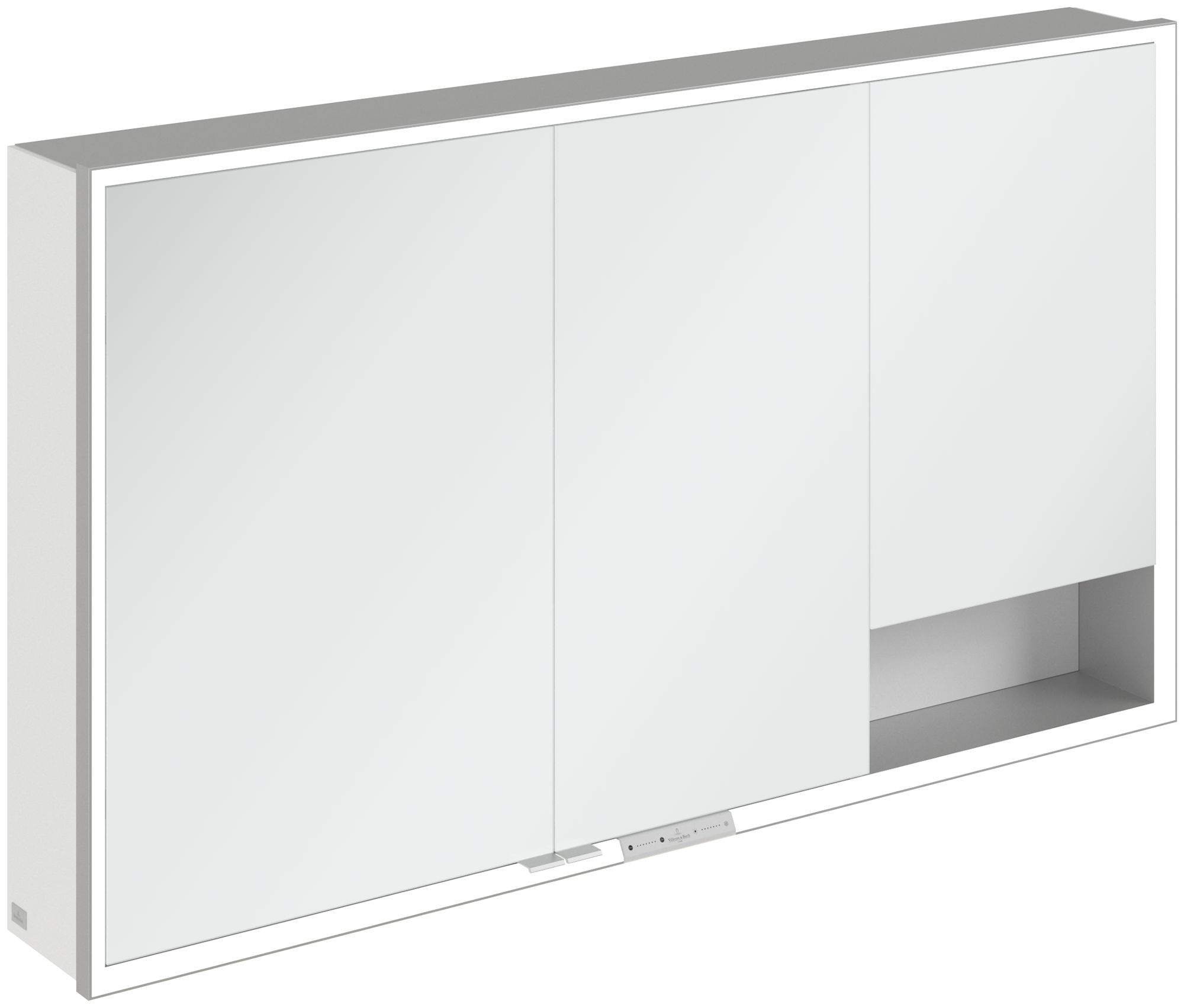 Villeroy & Boch My View+ skříňka 130x16.8x75 cm se zrcadlem bílá A48113VF