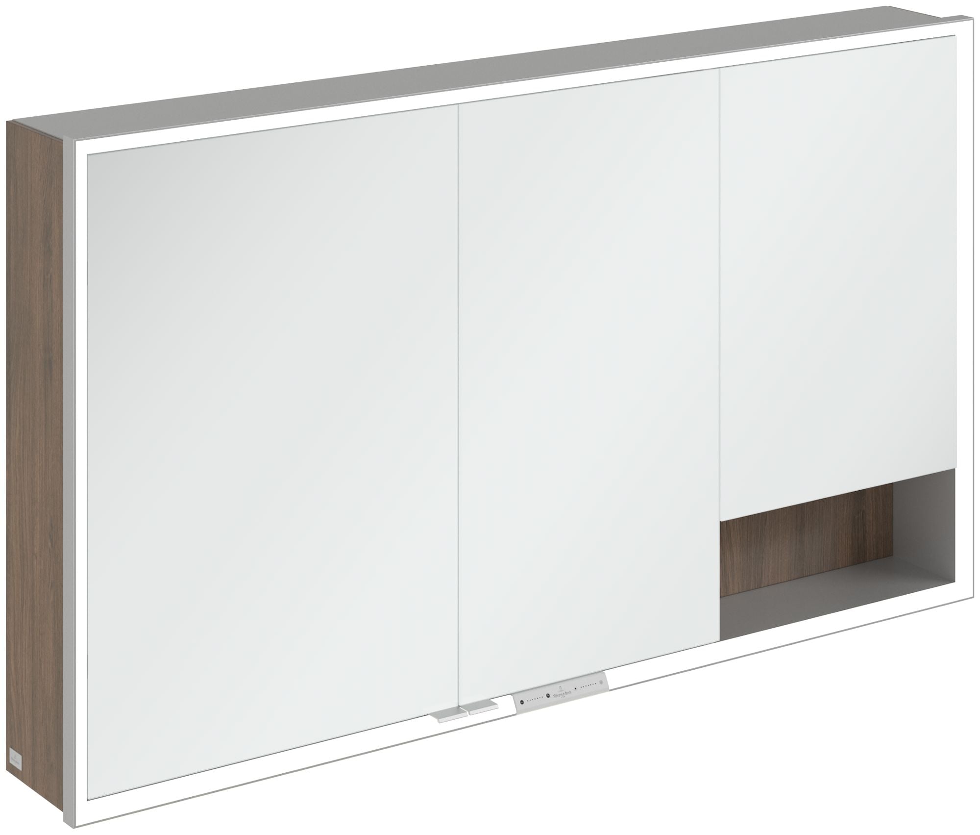 Villeroy & Boch My View+ skříňka 130x16.8x75 cm se zrcadlem dub A48113VH
