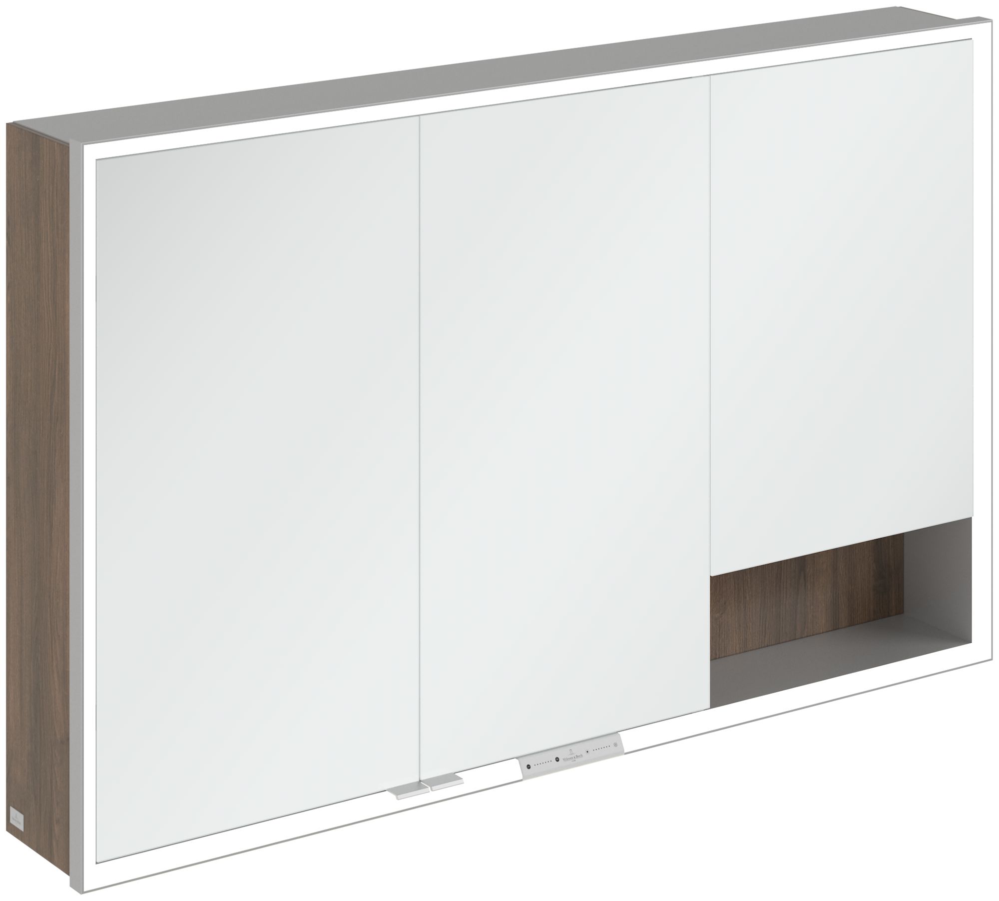 Villeroy & Boch My View+ skříňka 120x16.8x75 cm se zrcadlem dub A48112VH