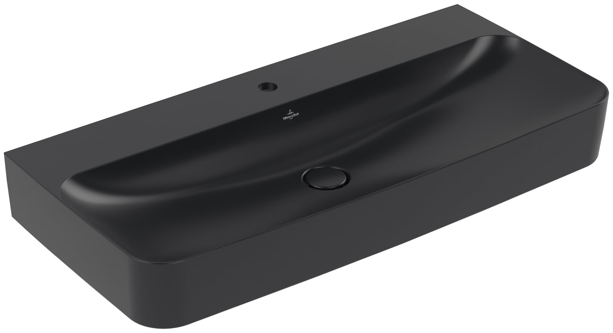 Villeroy & Boch Finion umyvadlo 100x47 cm obdélníkový klasický černá 4168ABR7