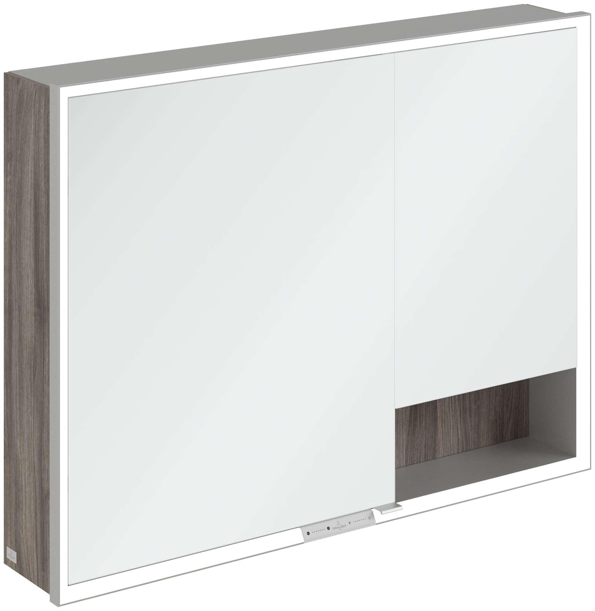 Villeroy & Boch My View+ skříňka 100x16.8x75 cm se zrcadlem dub A48110RK