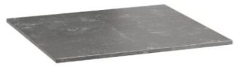 Defra Konglomerat Etna Black deska na skříňku 50.5x46 cm černá MZ-K-BLA-0122