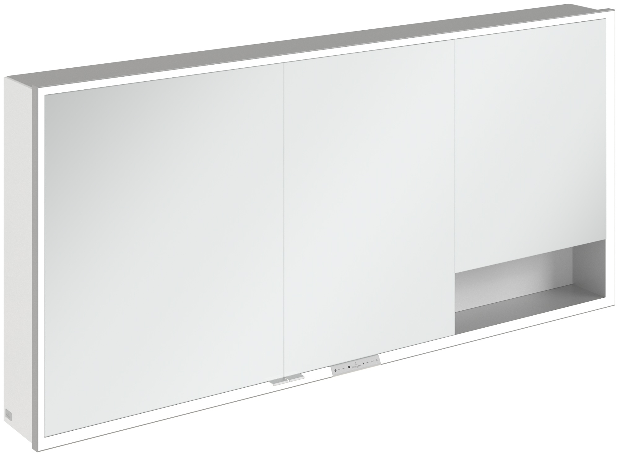 Villeroy & Boch My View+ skříňka 160x16.8x75 cm se zrcadlem bílá A48116VF