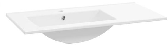 Defra Plan umyvadlo 91x46 cm obdélníkový nábytkový bílá lesk 1725