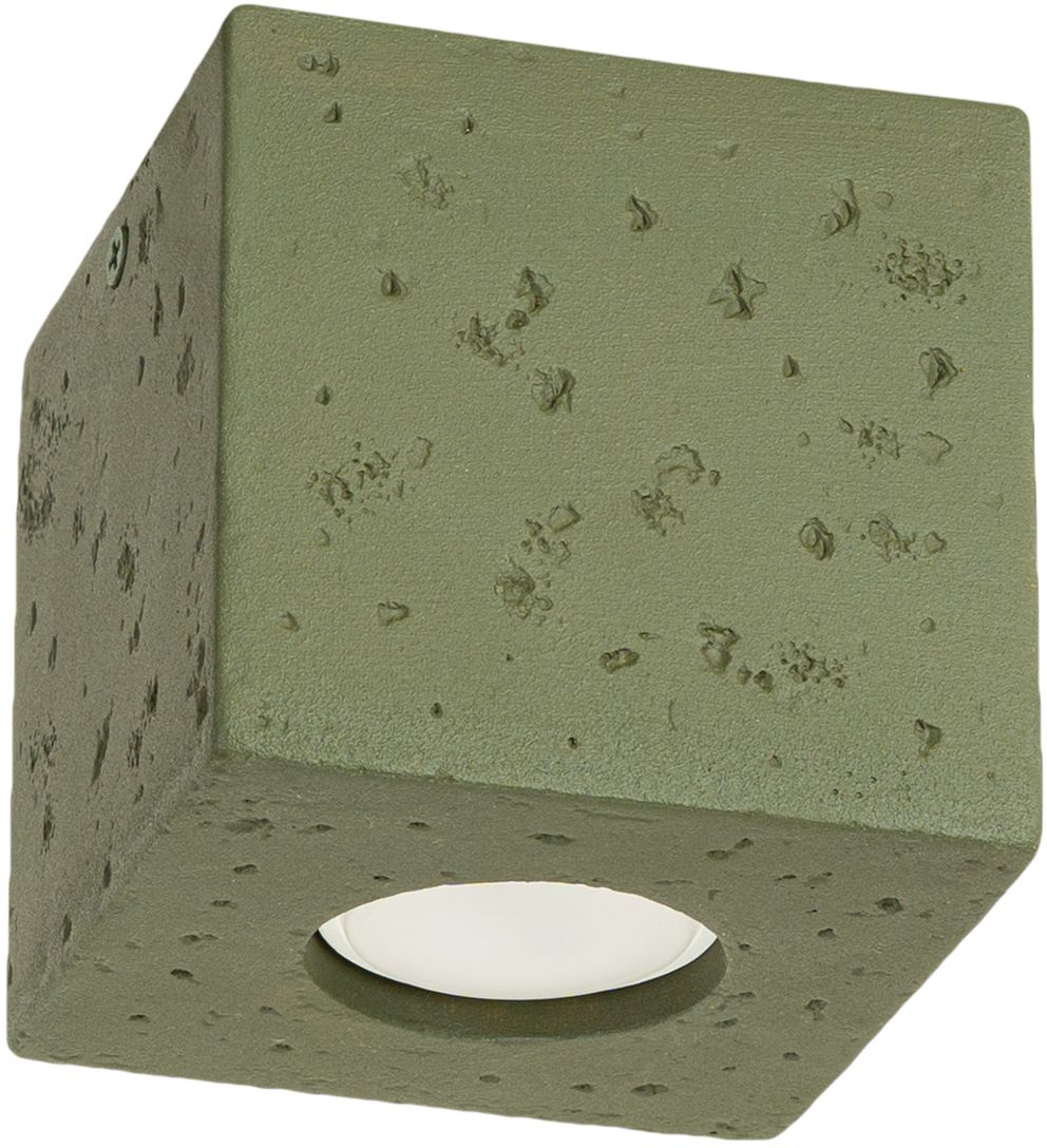 Sollux Lighting Quad stropní světlo 1x8 W zelená SL.1845