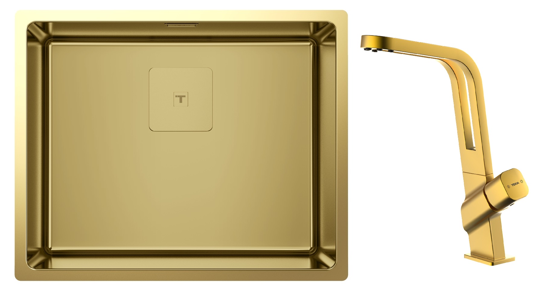 Sada ocelový dřez Teka Flexlinea 115000023, kuchyňská baterie Teka ICO 116030032