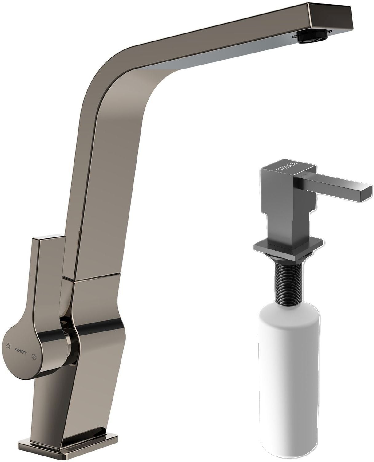 Sada kuchyňská baterie Teka ICC 116030005, dávkovač tekutin Teka Zenit 115890045