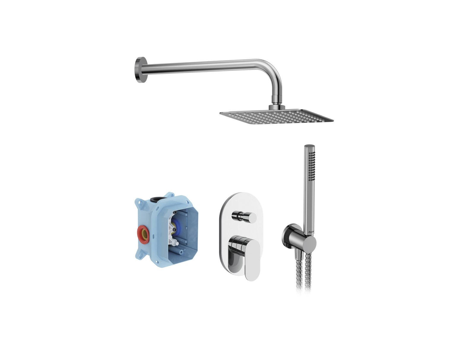 Ravak Chrome II sada baterií chrom X07S014