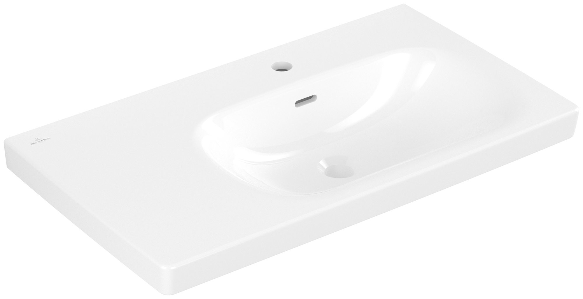 Villeroy & Boch Skyla umyvadlo 80x46 cm obdélníkový nábytkový bílá 5A52R101