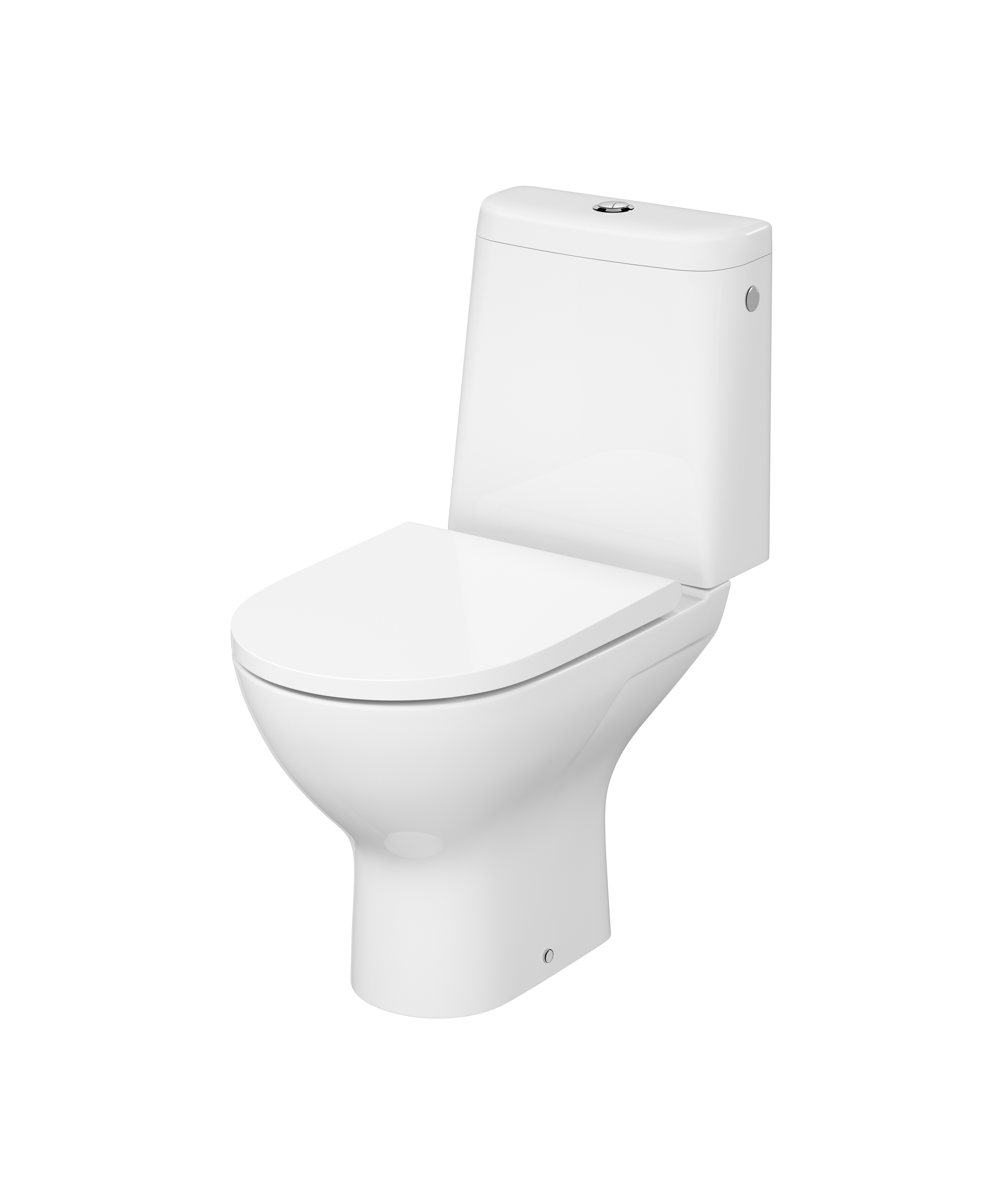 Cersanit Colour kompaktní wc s deskou s pomalým sklápěním s vírovým splachováním bílá K103-051