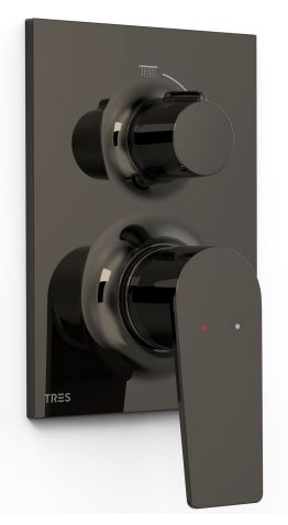 Tres Project umyvadlová baterie pod omítku černá 22128110KM