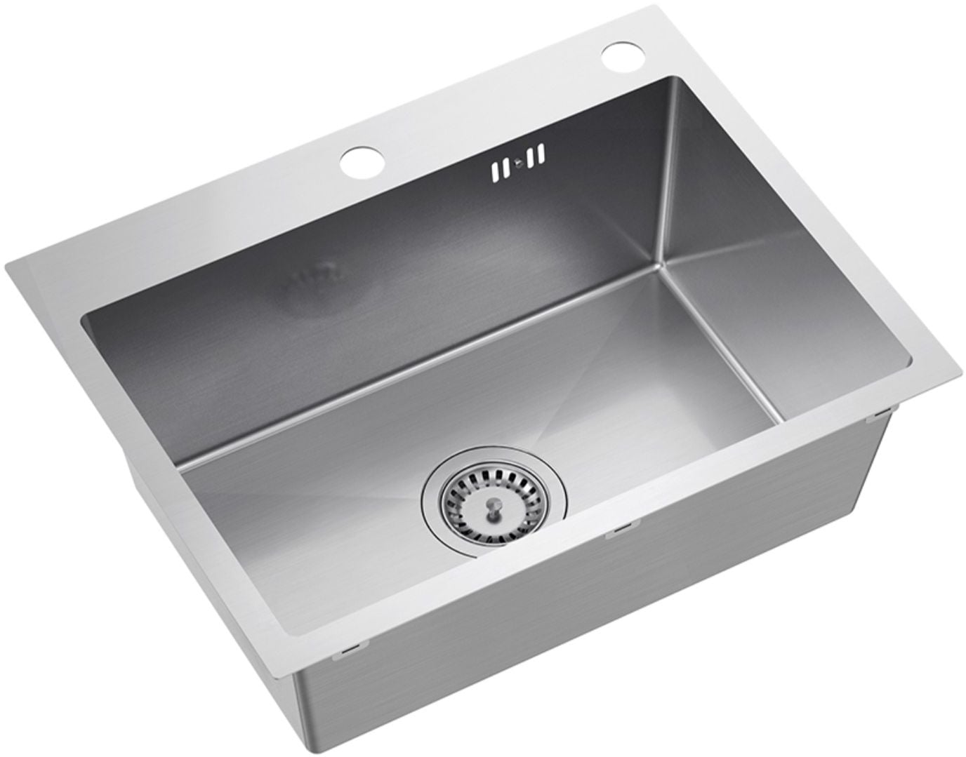 Ruvetti Look ocelový dřez 58x45 cm ocel 5003L_BS60_W