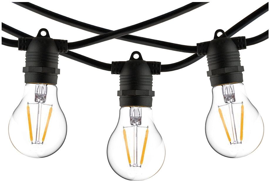 Nowodvorski Lighting Festoon venkovní dekorační řetěz x15 W černá 7872