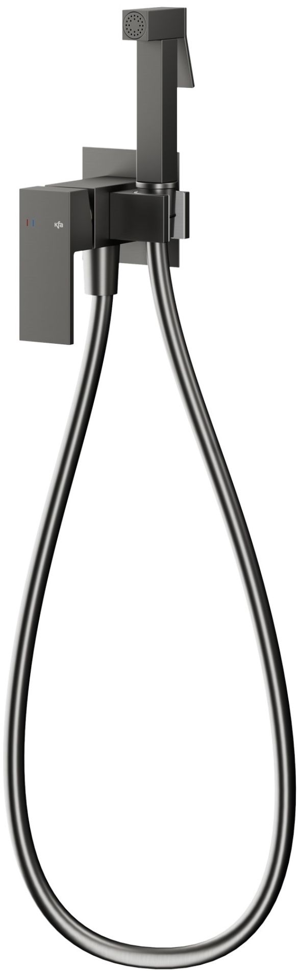 KFA Armatura Logon Gun Metal Grey bidetová baterie pod omítku || 5139-512-61
