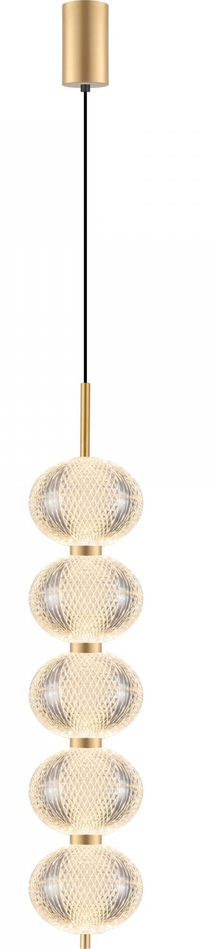 Zuma Line Galatea závěsné svítidlo 1x30 W zlatá DU31359/30W