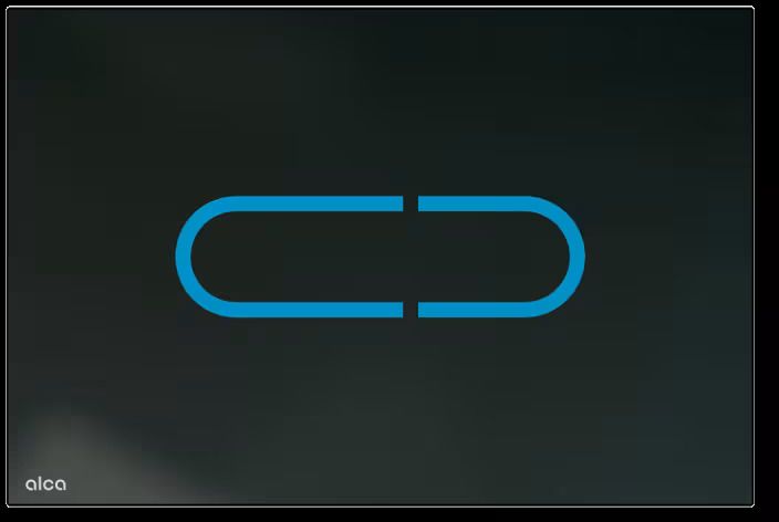 Alca splachovací tlačítko pro WC černá NIGHT LIGHT-1-SLIM