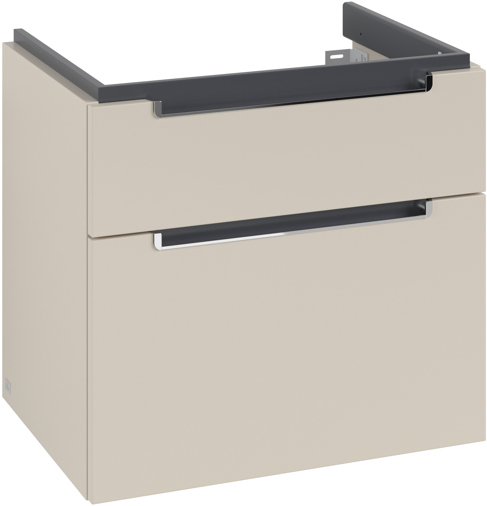 Villeroy & Boch Subway 2.0 skříňka 63.7x45.4x59 cm pod umyvadlo závěsná šedá A91010VN