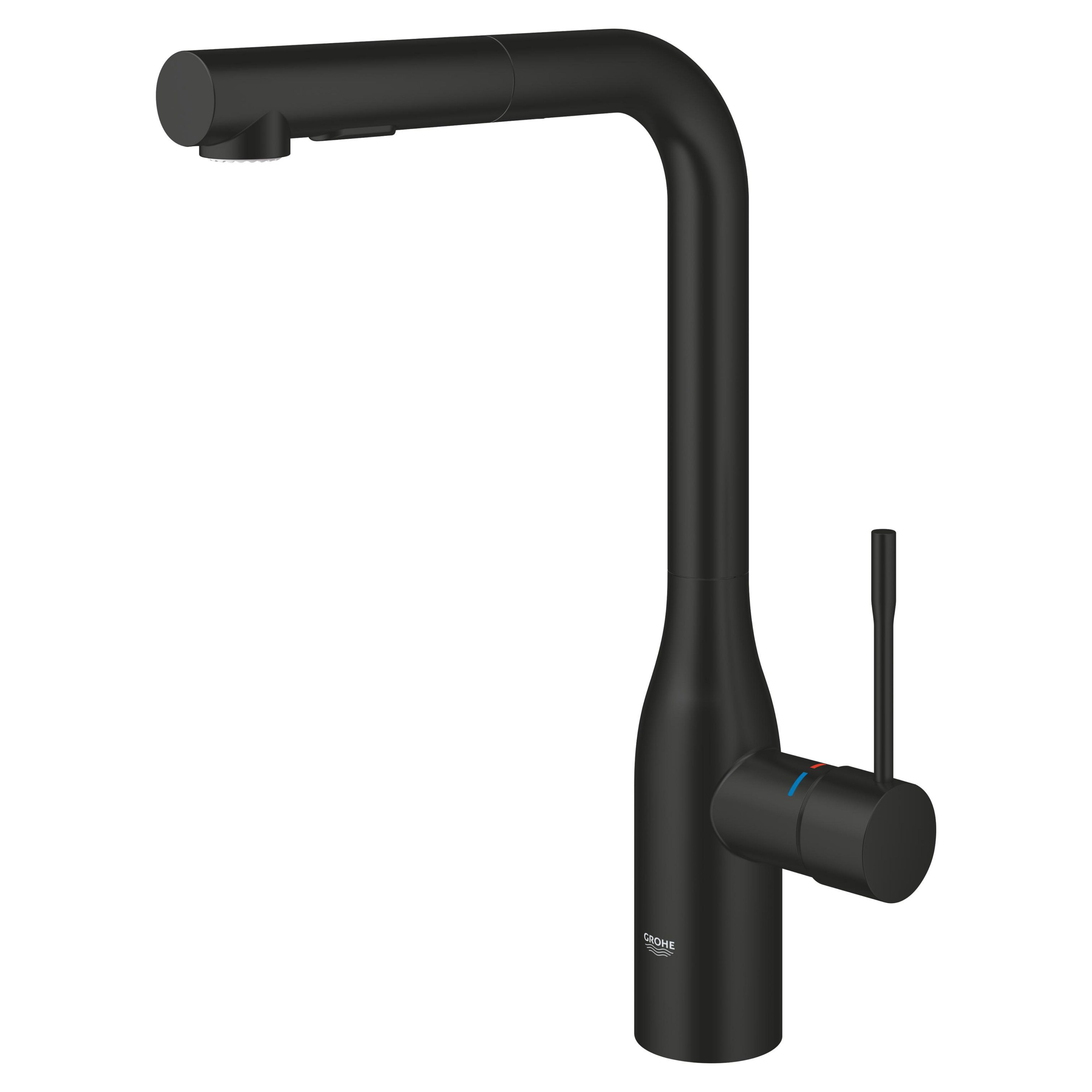 Grohe Essence New kuchyňská baterie stojící černá 302702430