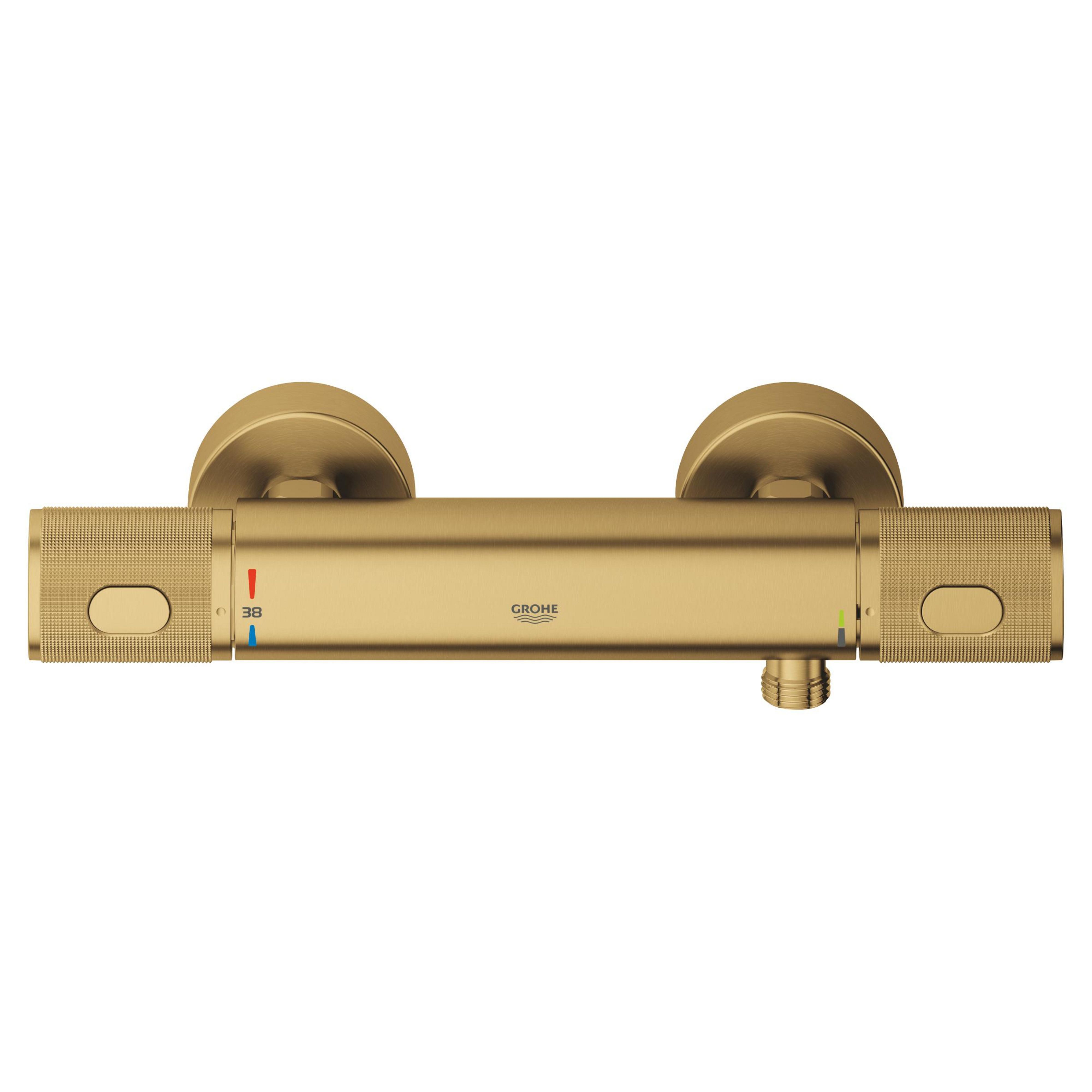 Grohe Precision Feel sprchová baterie nastěnná s termostatem Brushed Cool Sunrise 34790GN0