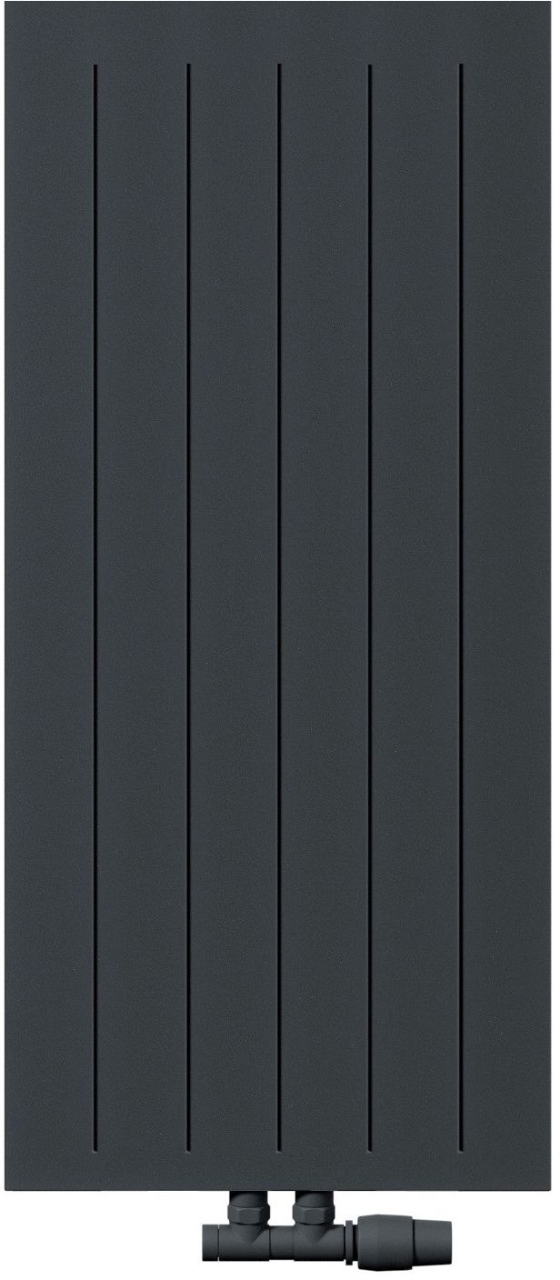 Radox Nova pokojový radiátor 90x42 cm podłączenie spodní černá RX-NVV.002T.900.420