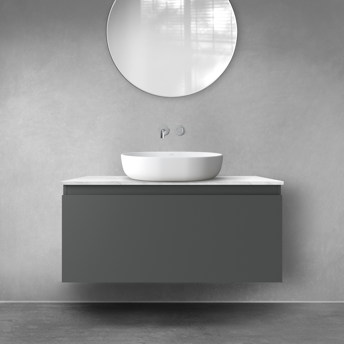 Sada skříňka Oltens Vernal 60015400, deska na skříňku Oltens Tera 63026990