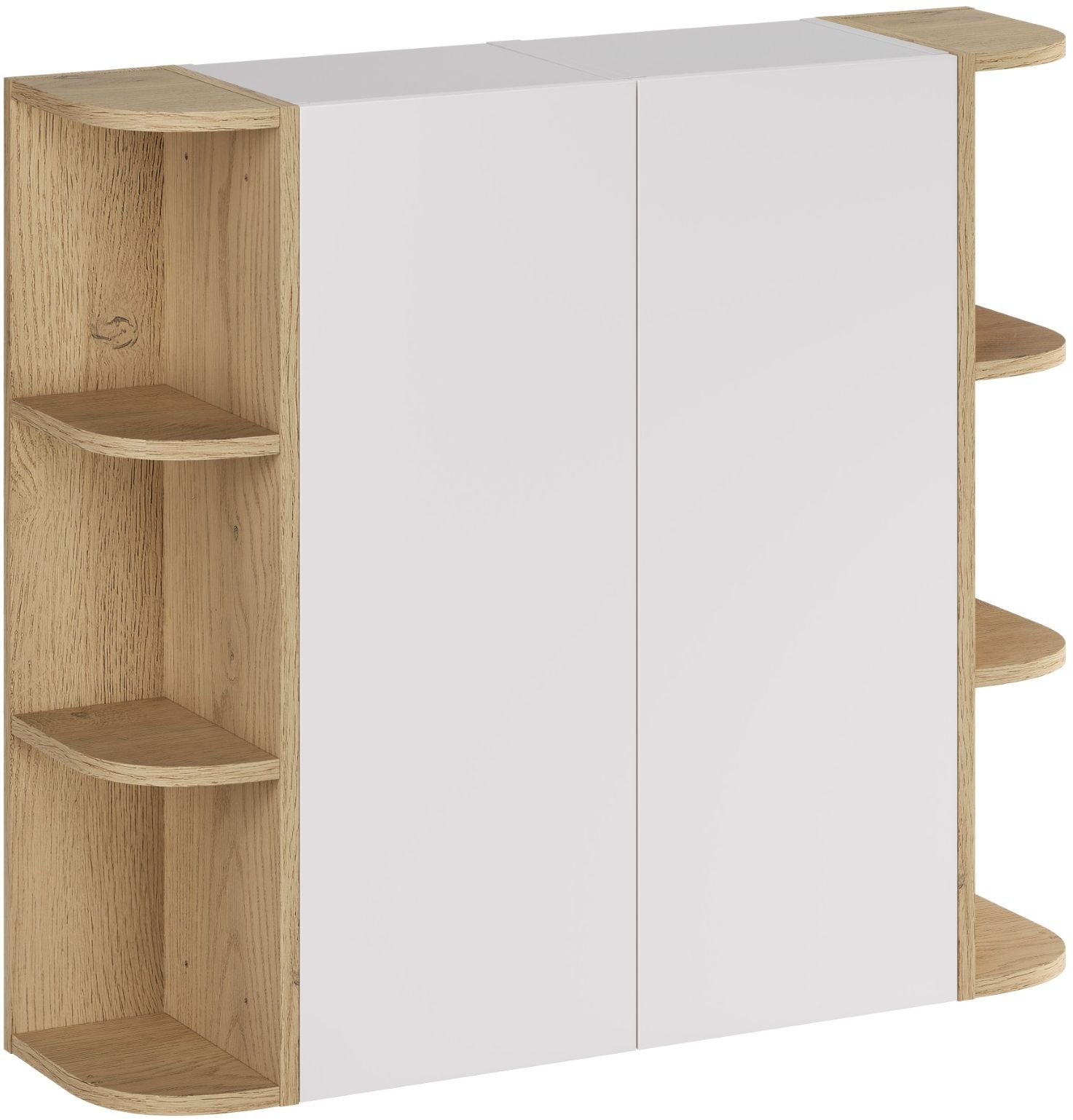 Sada skříňka Comad Aster White ASTER WHITE 80-30-1D, regál Comad Dalia Cashmere CREMONA UN 83-15-80 SM