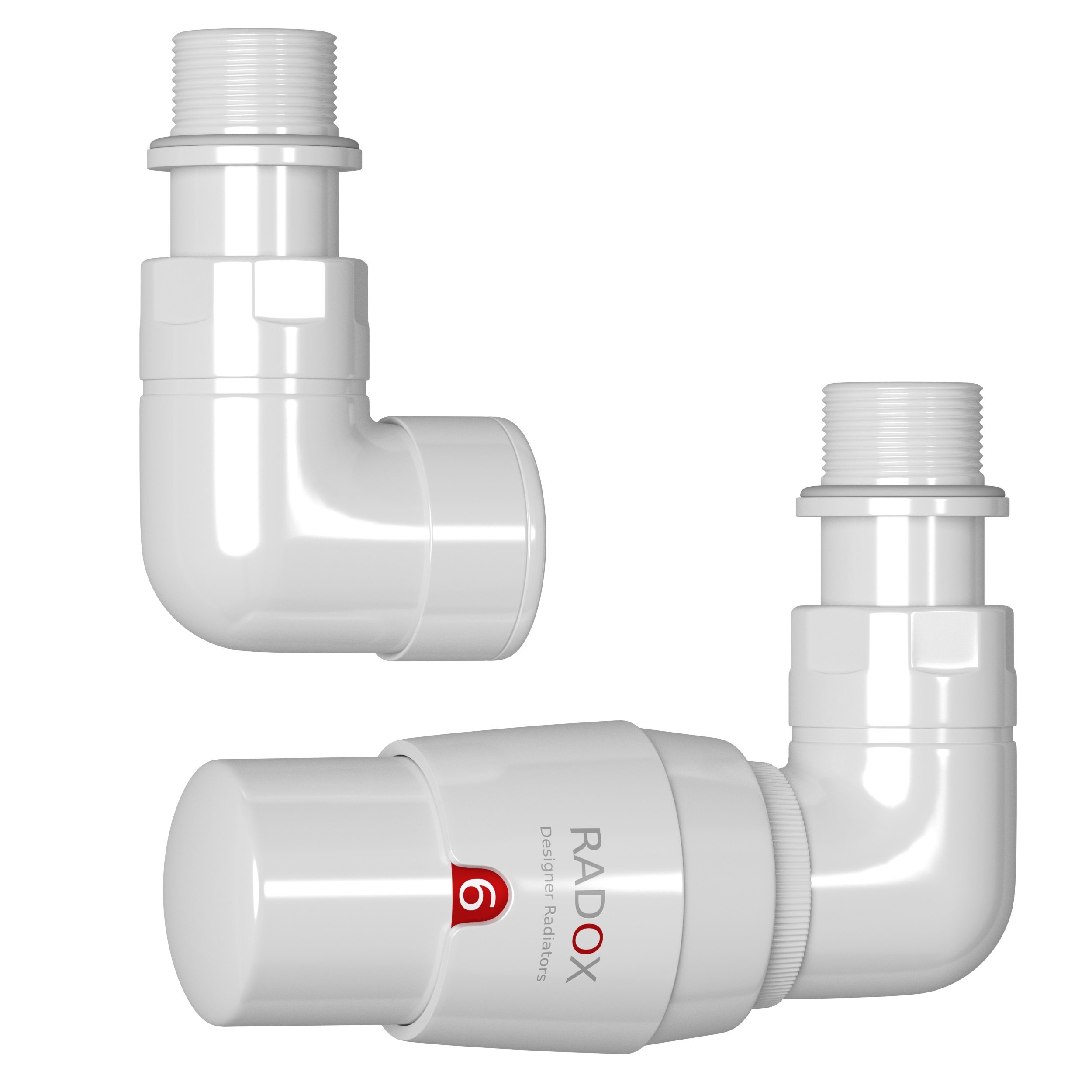 Radox RX2T termostatický ventil bílá VT-RX-2T.9016M.OS.P