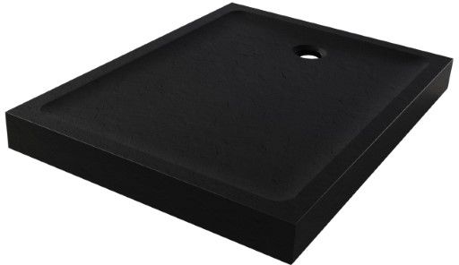 New Trendy Mild obdélníková sprchová vanička 110x80 cm černá B-0570