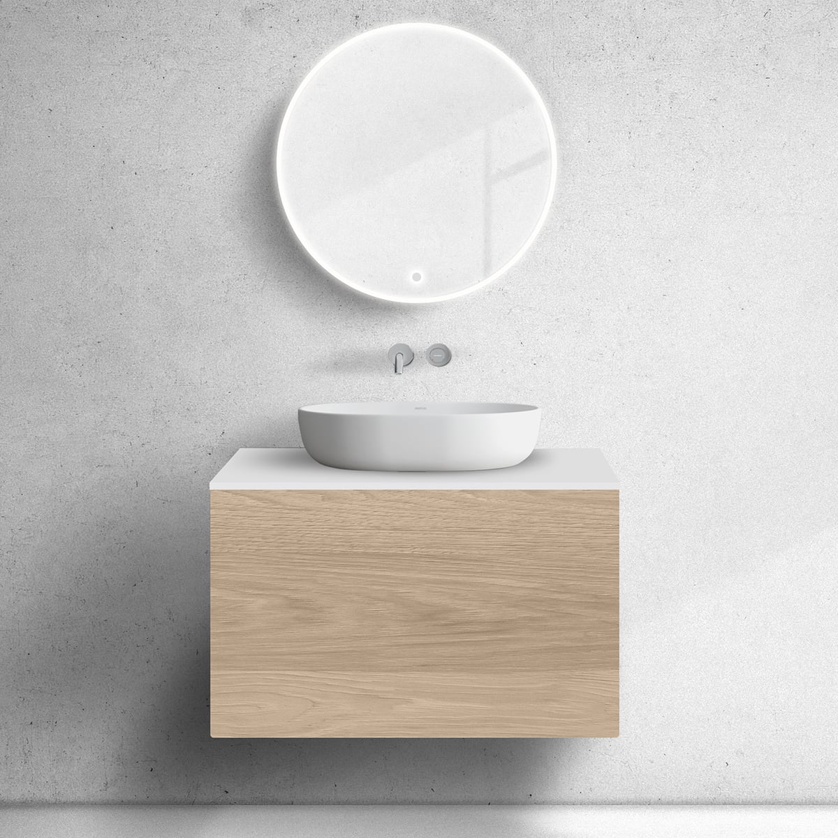 Sada skříňka Oltens Lun 60033060, deska na skříňku Oltens Lun 63025000