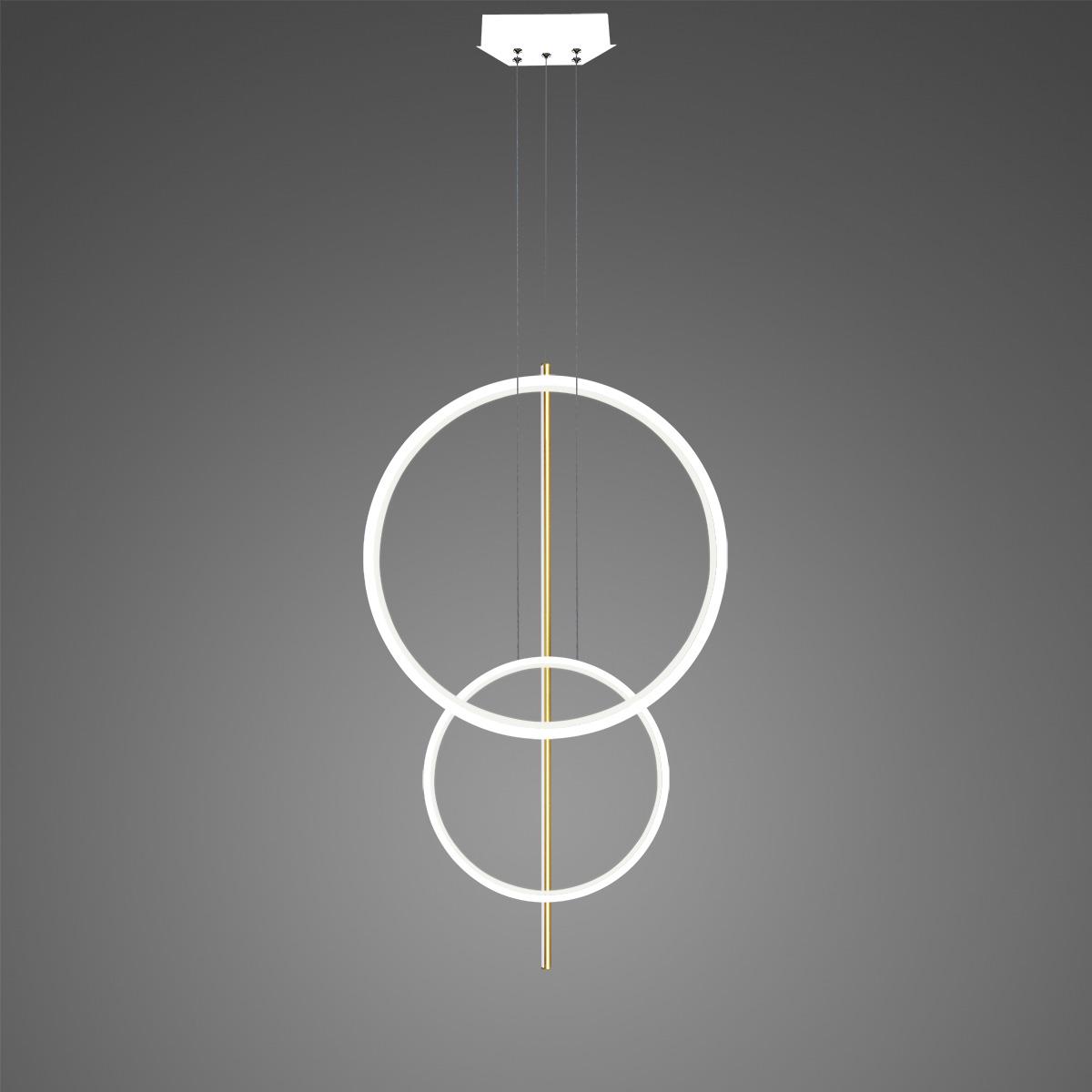 Altavola Design Linea závěsné svítidlo 3x51 W bílá-zlatá LA087/2P_60_40_100_3k_white_gold_Dali