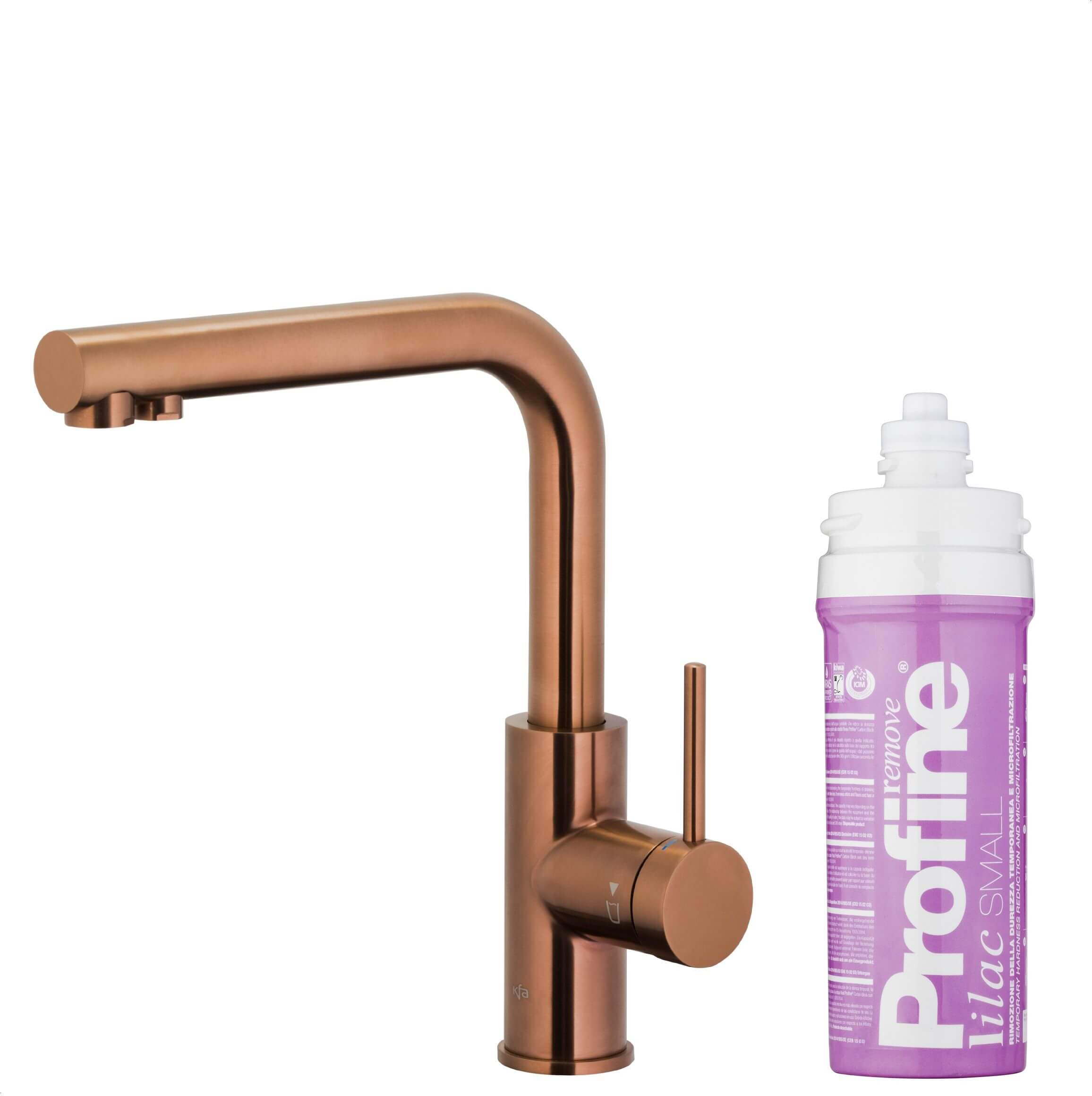 KFA Armatura Duero Pure Basic kuchyňská baterie s filtrem stojící měděná 6623-915-34