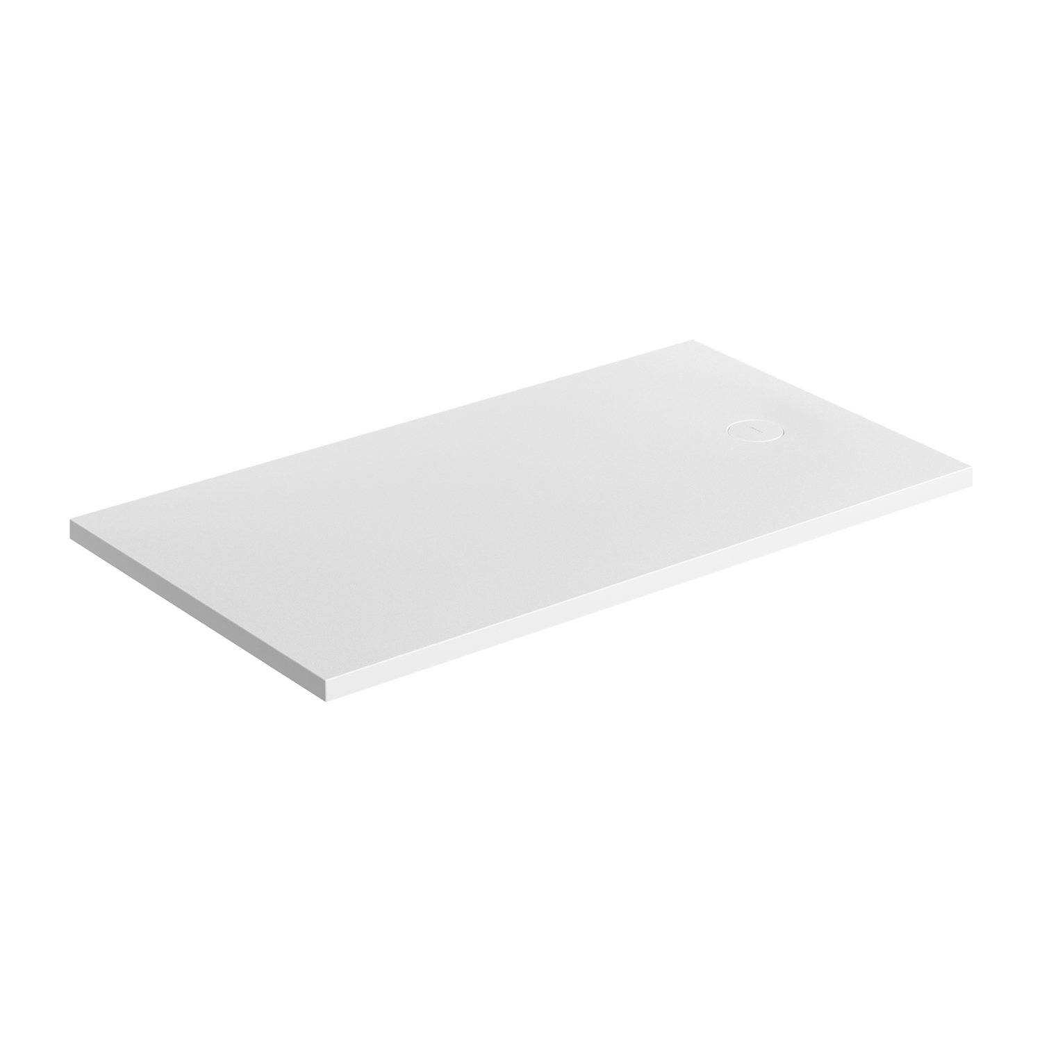Omnires Aquarock obdélníková sprchová vanička + mřížka 160x90 cm bílá AQUAROCK90-160BM