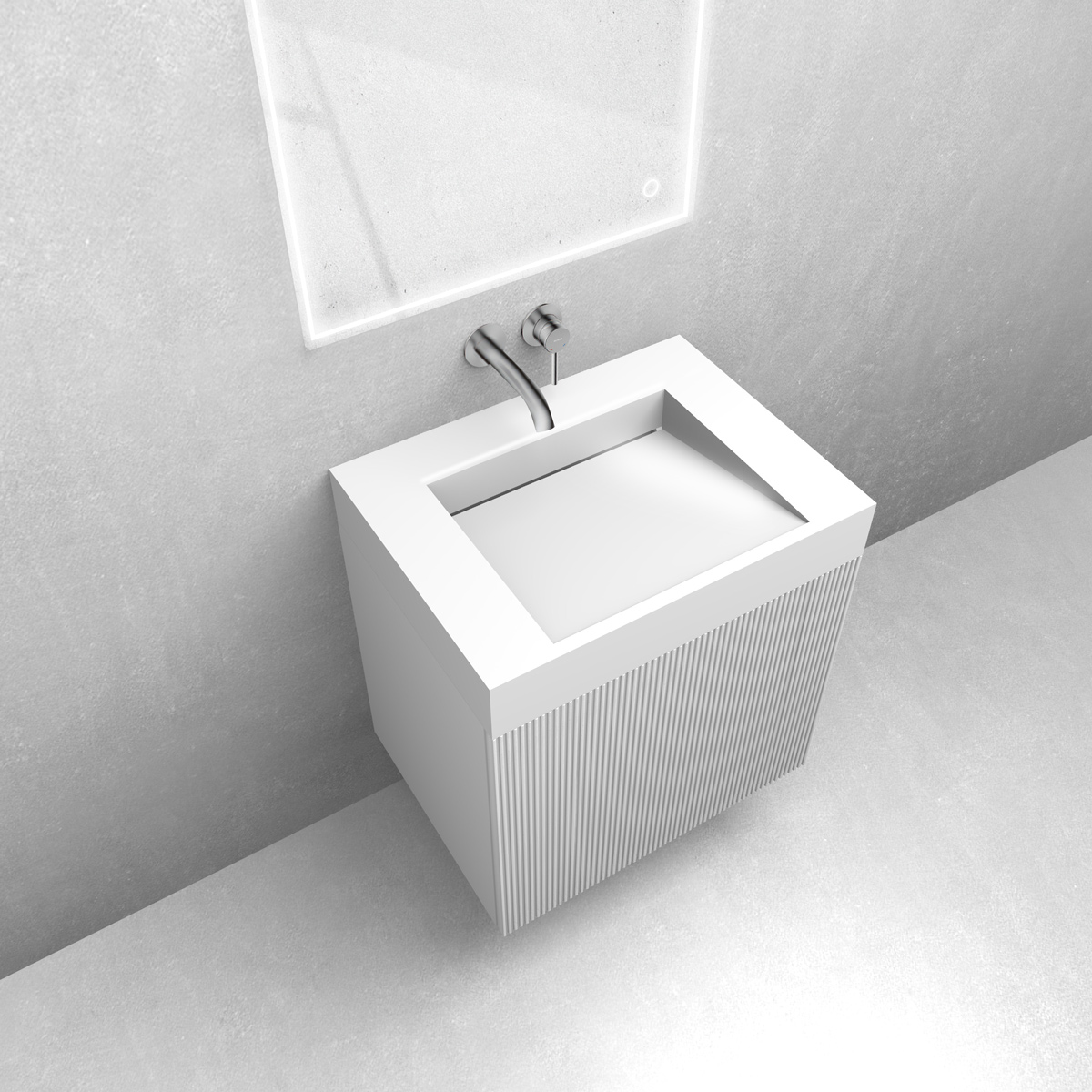 Sada skříňka Oltens Lun 60027000, umyvadlo Oltens Stila 40000000