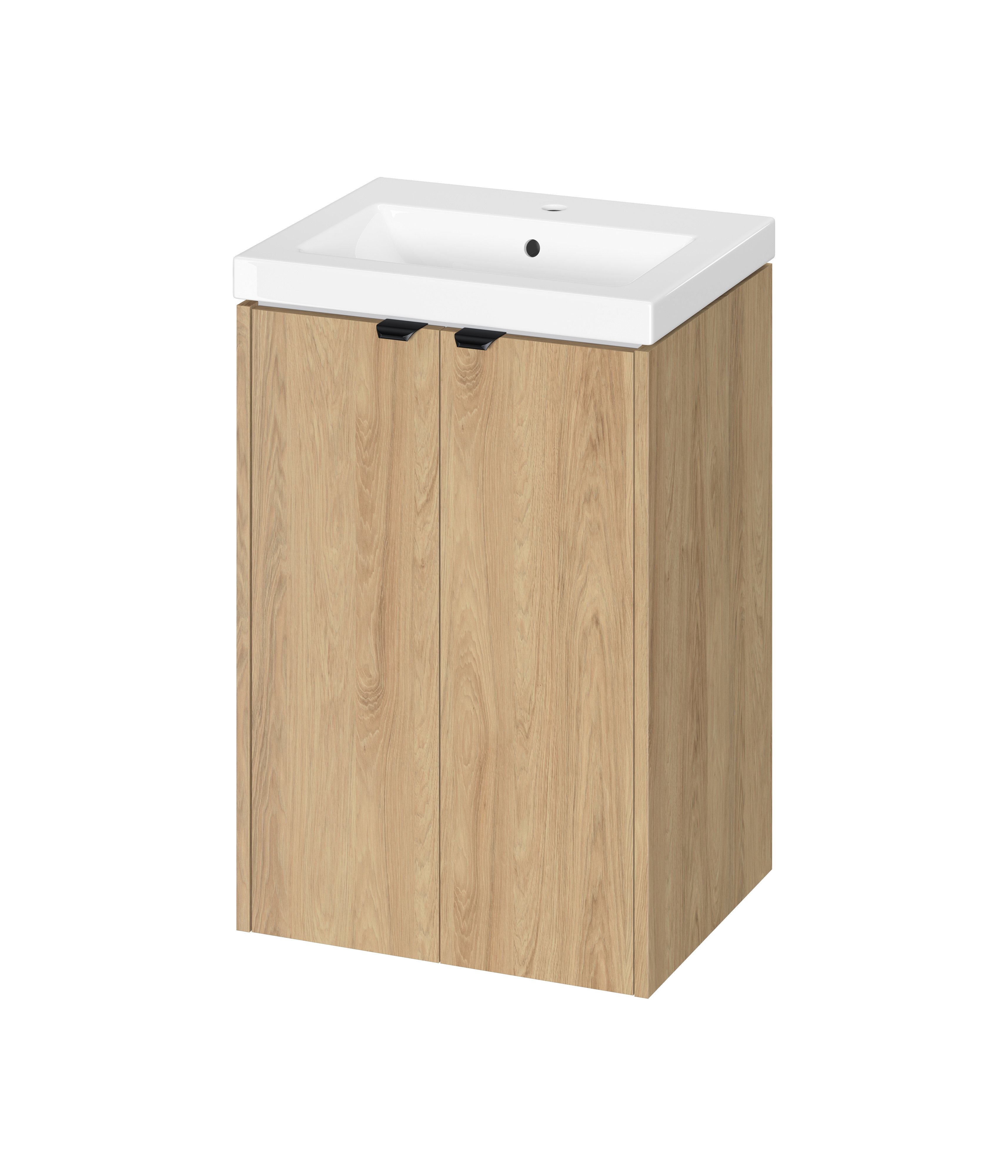Cersanit Ovida umyvadla se skříňkou 50 cm dub S4047-004