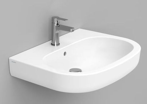 Ceramica Dolomite Mirto umyvadlo 68x51 cm oválné klasický bílá matný D461041