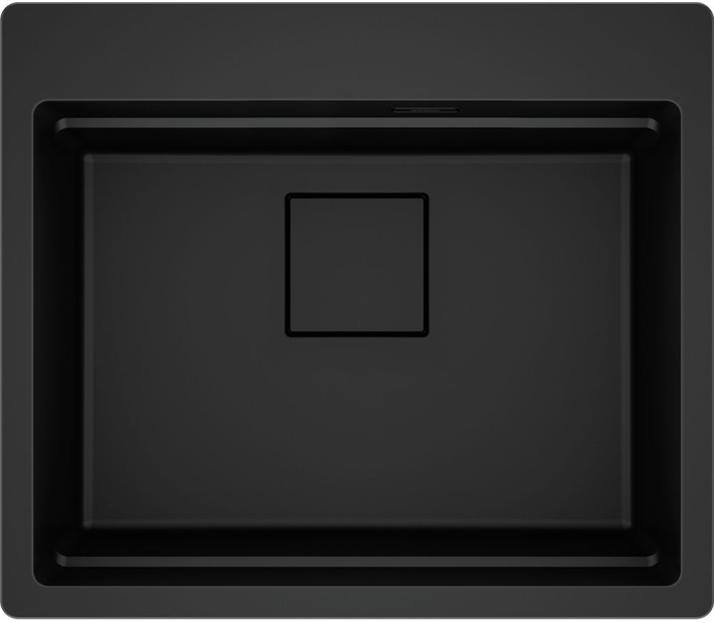 Franke Kanon granitový dřez 59x51 cm černá 114.0749.632