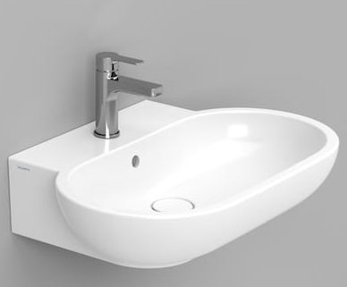 Ceramica Dolomite Mirto umyvadlo 65x46 cm oválné klasický bílá lesk D461101