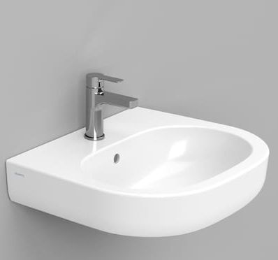 Ceramica Dolomite Mirto umyvadlo 55x48 cm oválné klasický bílá lesk D461301