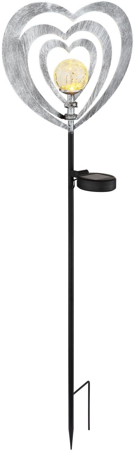 Globo Lighting Solar solární stojací lampa 1x0.06 W černá-šedá-stříbrná 36580