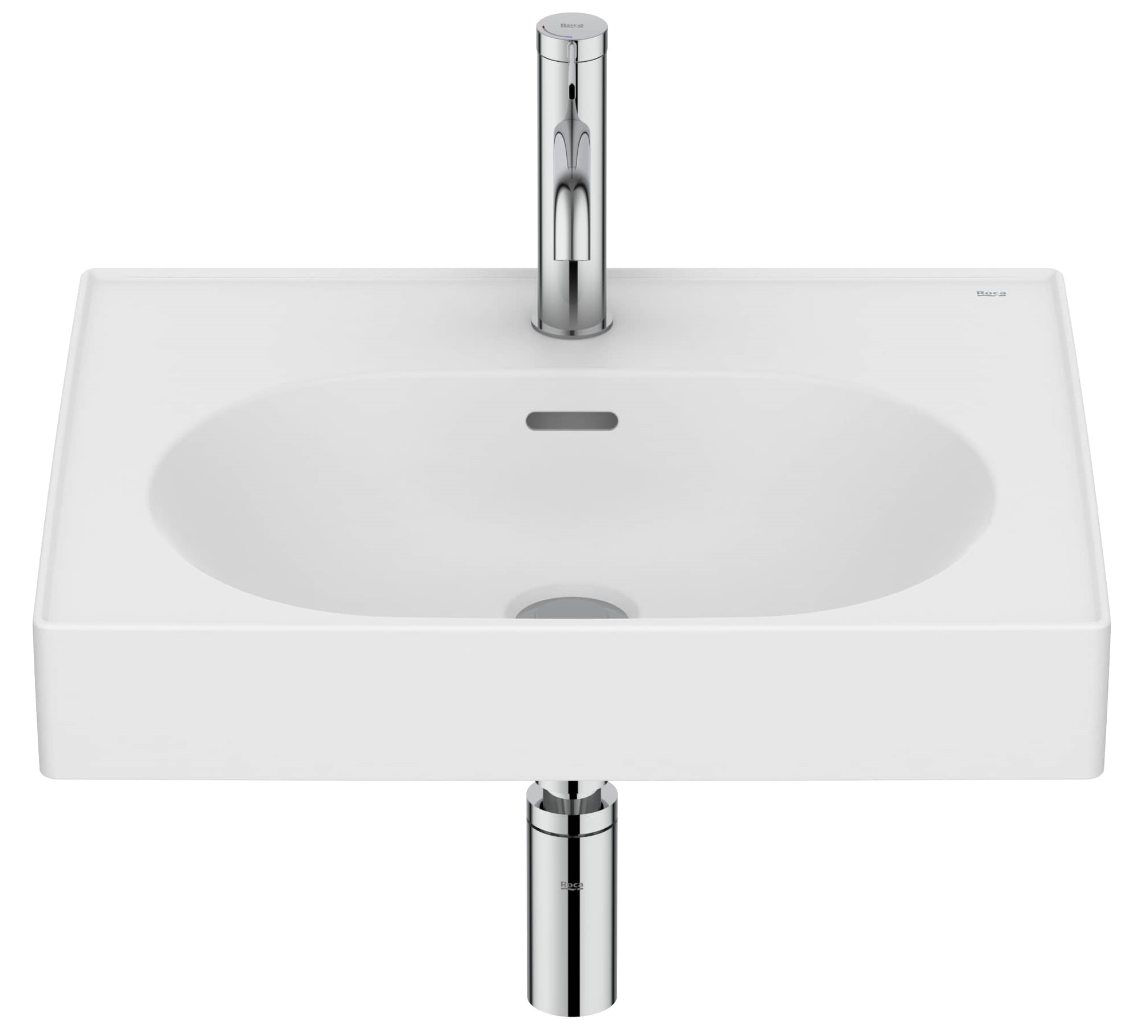 Roca Meridian umyvadlo 55x46 cm obdélníkový klasický-nábytkový bílá A327741620