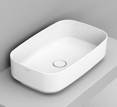 Ceramica Dolomite Noemi umyvadlo 62x38 cm obdélníkový na pult bílá matný D311041