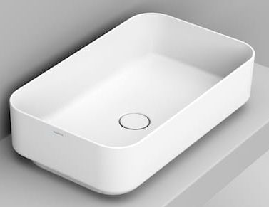 Ceramica Dolomite Noemi umyvadlo 64x38.5 cm obdélníkový na pult bílá matný D311241