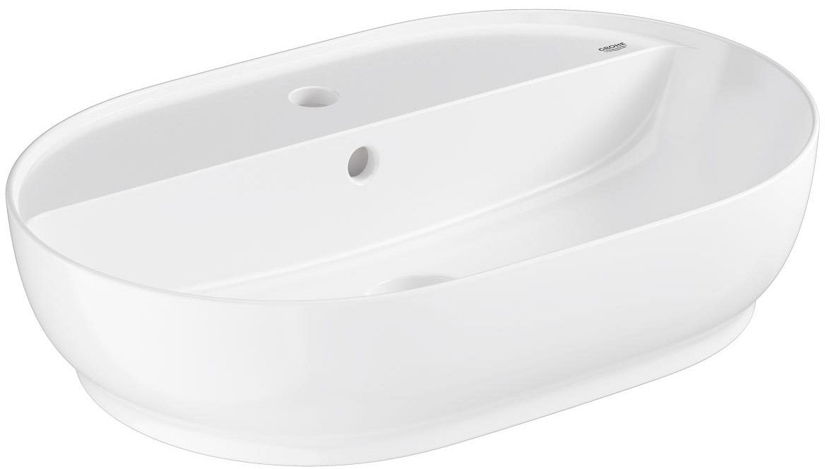 Grohe Essence umyvadlo 60x40 cm oválné na pult bílá lesk 103569SH00