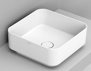 Ceramica Dolomite Noemi umyvadlo 40x40 cm čtvercový na pult bílá D311701