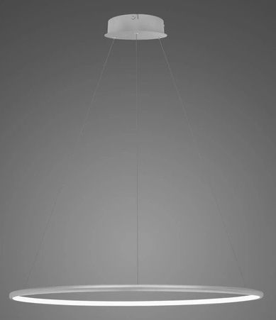 Altavola Design Led Shape závěsné svítidlo 1x30 W stříbrná LA073/P_80_in_4k_silver_dimm