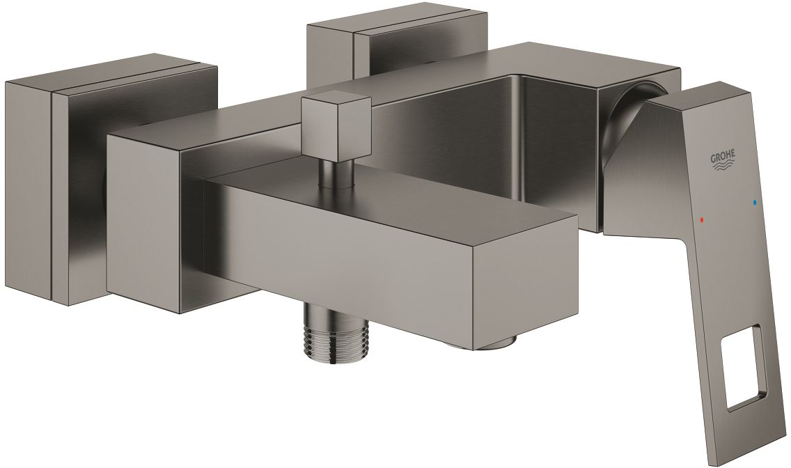 Grohe Eurocube vanová baterie na stěnu Brushed Hard Graphite 23140AL0